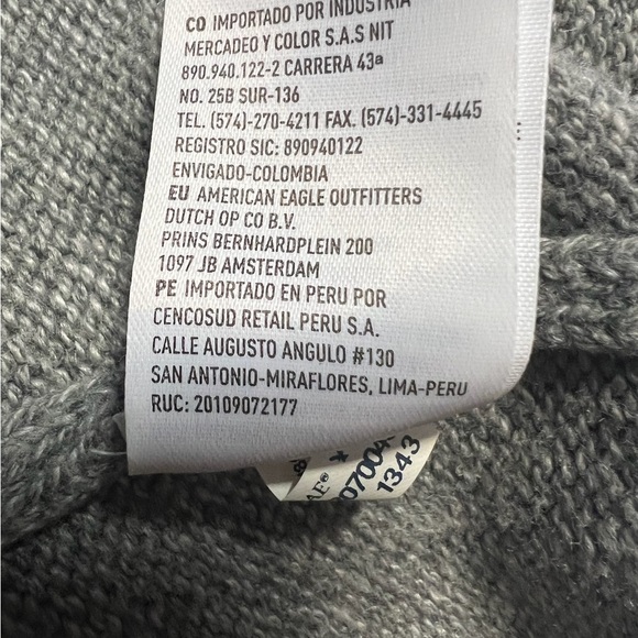 American Eagle Fair Isle Sweater Men's Size Medium Warm Fall Winter Christmas - Picture 10 of 11